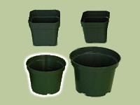 3" AZ Round Plastic Pots