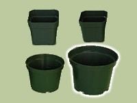4" AZ Round Plastic Pots